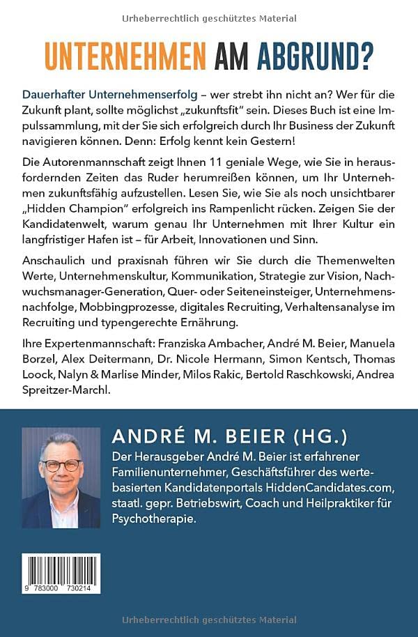 Klappentext - Buch - Unternehmen am Abgrund